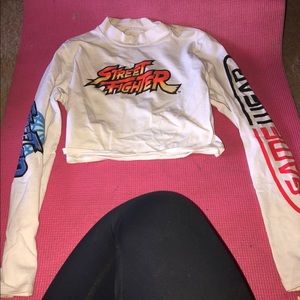 Street fighter crop top